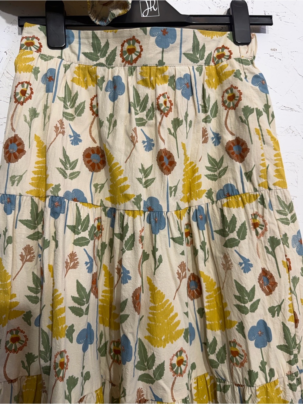 Gigio Floral Tiered Midi Skirt and matching top. Sz S - Picture 6 of 9
